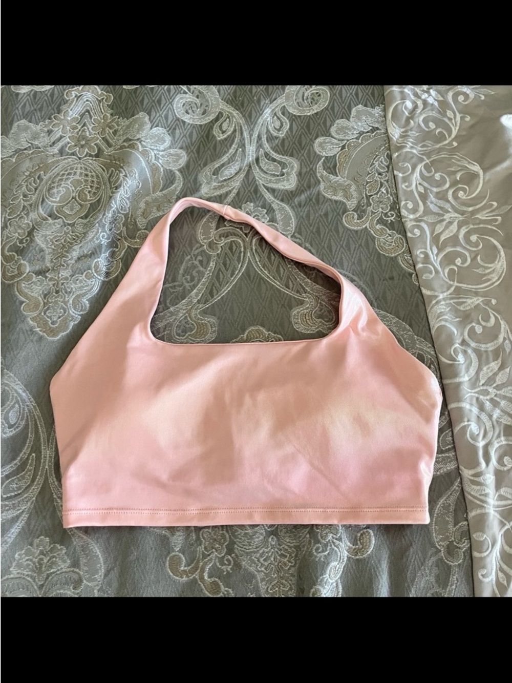 Buffbunny pink holographic bra